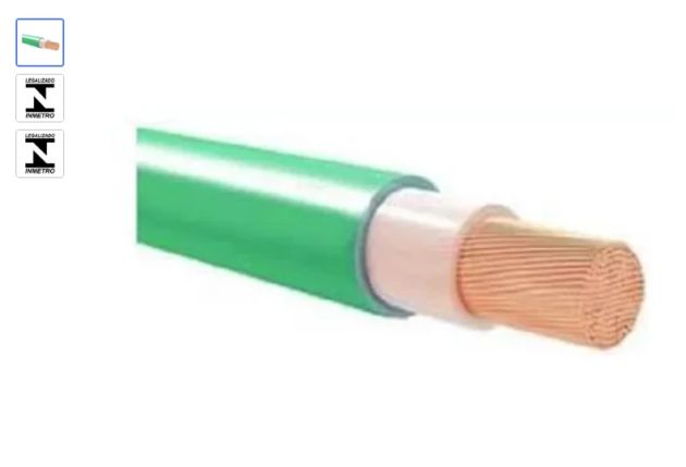 Cabo Flexível 50mm² 1Kv HEPR Verde Preço por metro