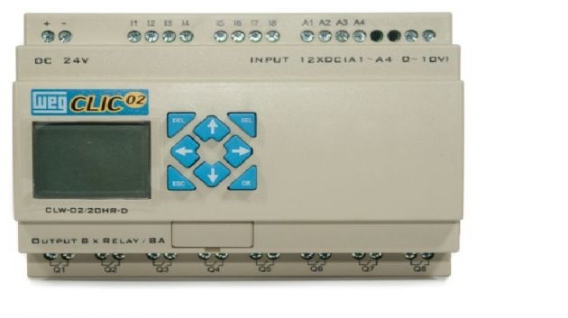 Controlador Lógico Programável CLP Weg CLIC02 24VCC 20HR (11268416)