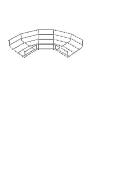 Curva Horizontal 90º 100 x 50 p/ Eletrocalha Aramada