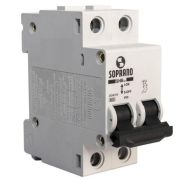Disjuntor Din Bifásico 25Amperes Shb2-C25A ***3ka*** (05121.0025.21) Soprano (CX6)
