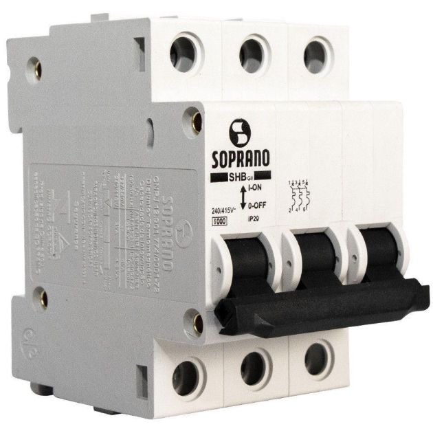 DISJ DIN (C) TRI (H) 50A SHB3-L50A (6KA) ( 05121.4050.31) SOPRANO