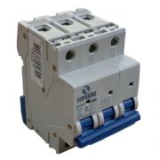 DISJUNTOR DIN TRIFÁSICO 6AMPERES SHB3-L3A ***6KA*** (05121.4006.31) SOPRANO