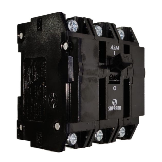 Disjuntor Nema Trifásico 50Amperes Asm3 (05001.5050.31) Soprano