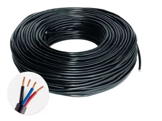 Cabo PP Controle ULTRA 4 x 2,5mm PT Rolo 100mts