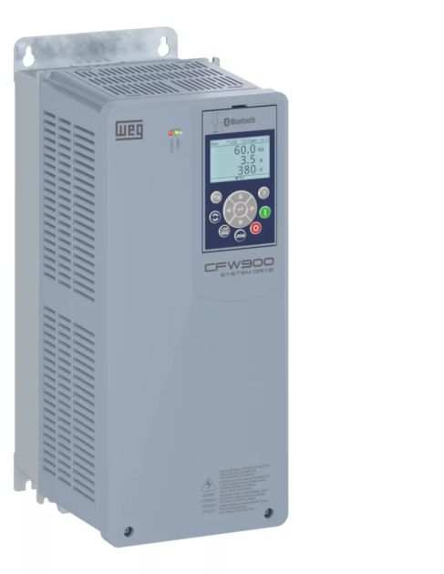 INVERSOR DE FREQUÊNCIA WEG 175CV 380V CFW900E0242T4NB20Y2B (211A ND) (180A HD) (15028939)