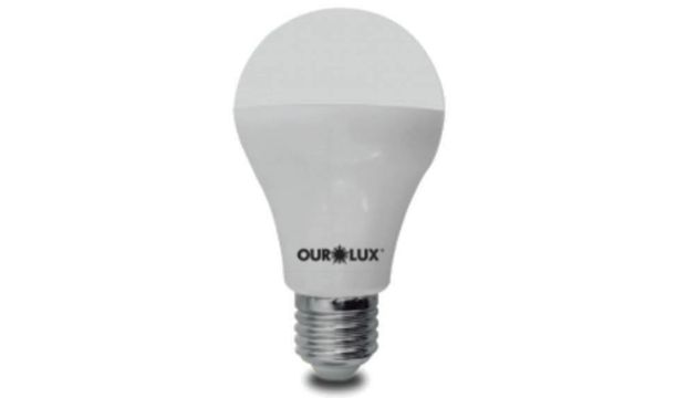 Lâmpada Led Bulbo 12W 2700K Bivolt Ourolux (Cx10)(20046)