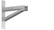 Mão Francesa Reforçada 600mm em chapa de aço galvanizado