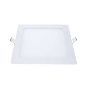 PLAFON LED 12W 4000K QUADR EMBUTIR (17X17)