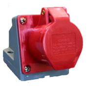 Tomada Industrial  Sobrepor 2P+T 16A 380V 9H Vm Tss-3009  Soprano 